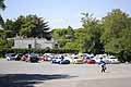 Auto giunte in parco chiuso a fine I manche della gara